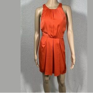 Rebecca Taylor Flutter Women's Dress 6 Orange